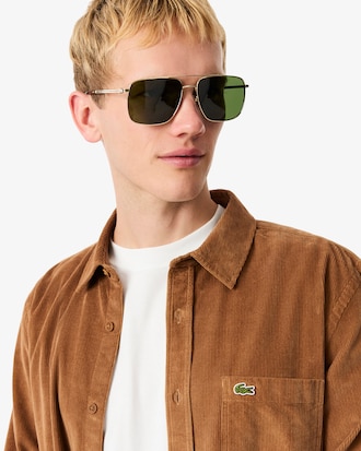 Men's Regular Fit Velour Shirt