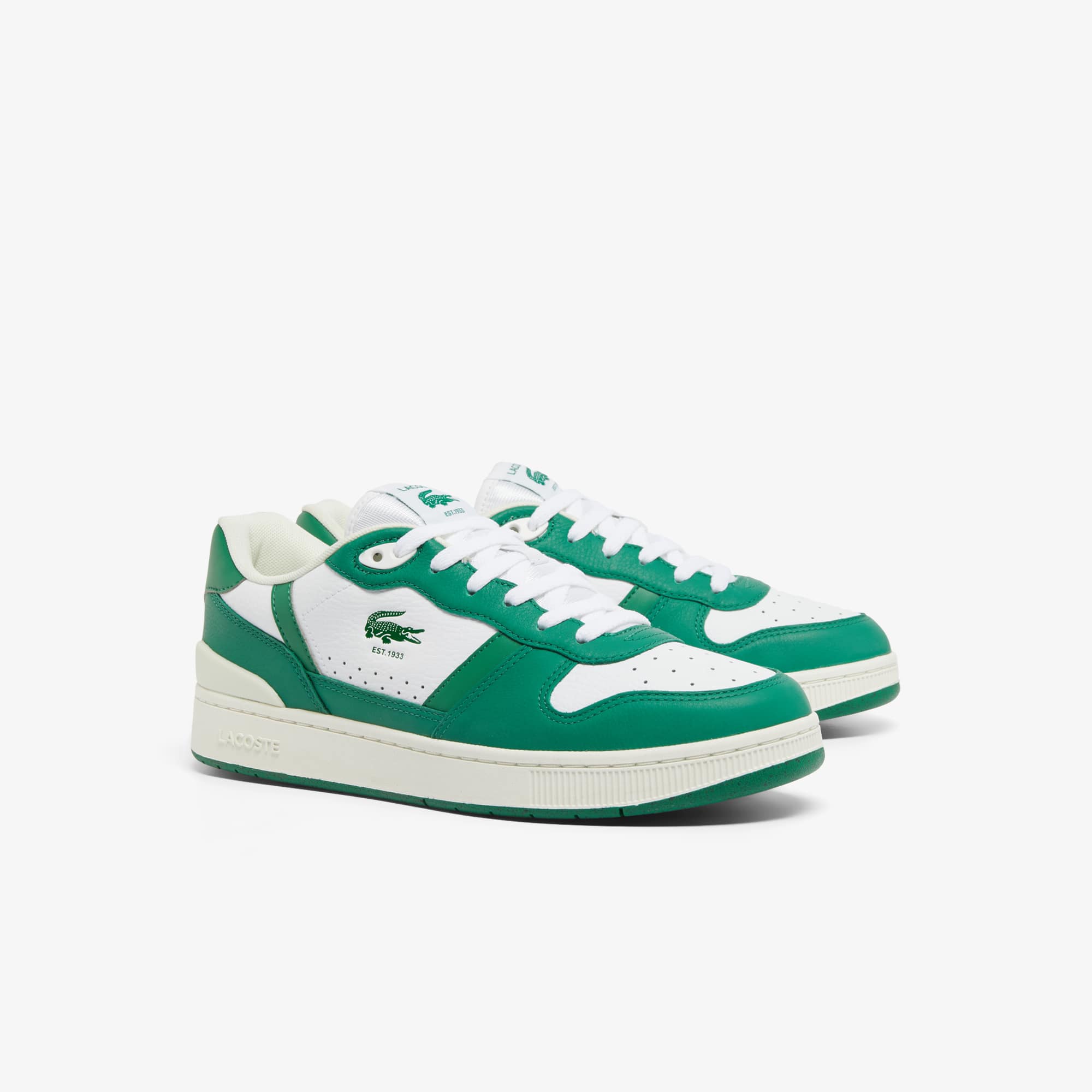 Men's T-Clip Set Leather Sneakers - Sneakers - New In 2026 | Lacoste