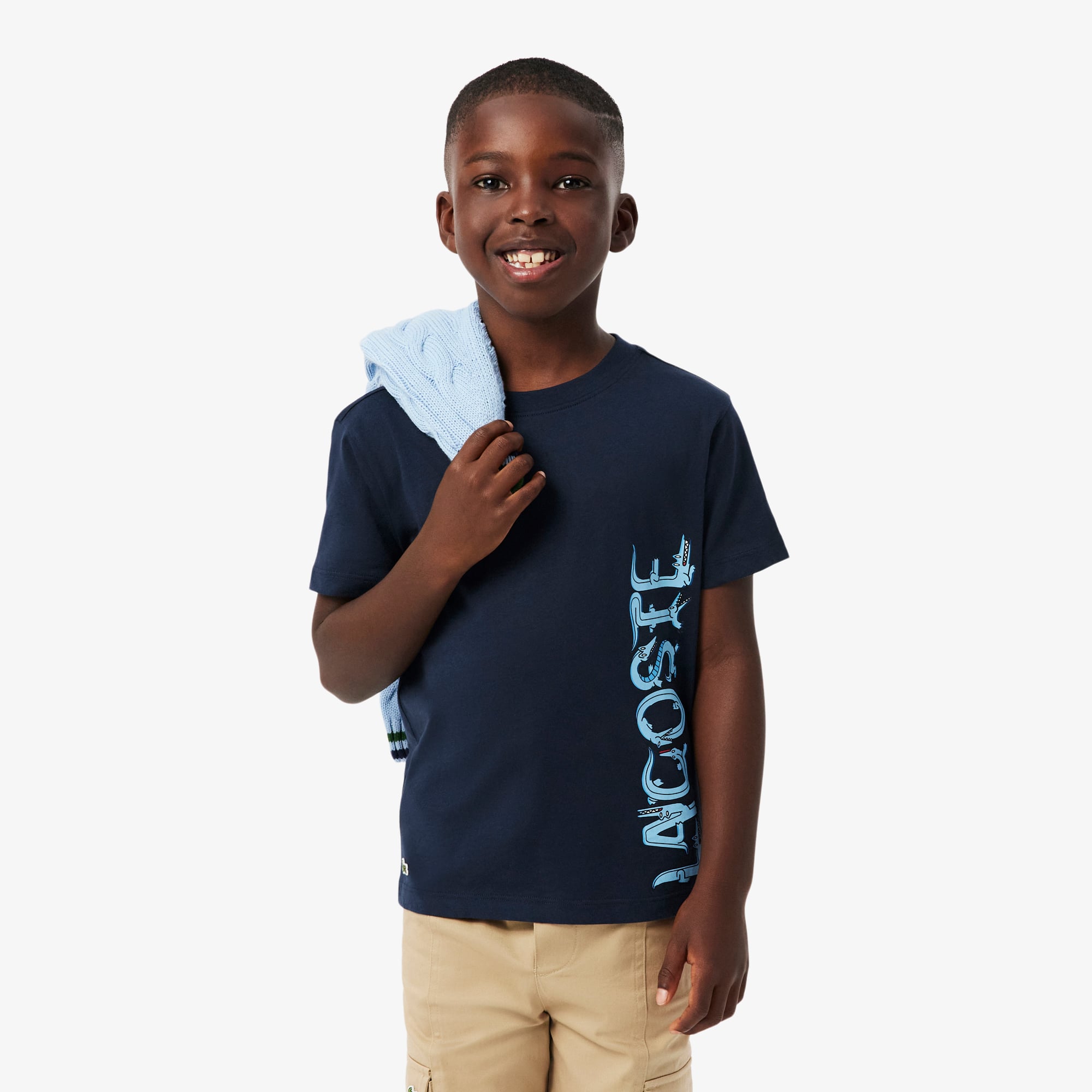 Lacoste Cotton T-shirt Azul