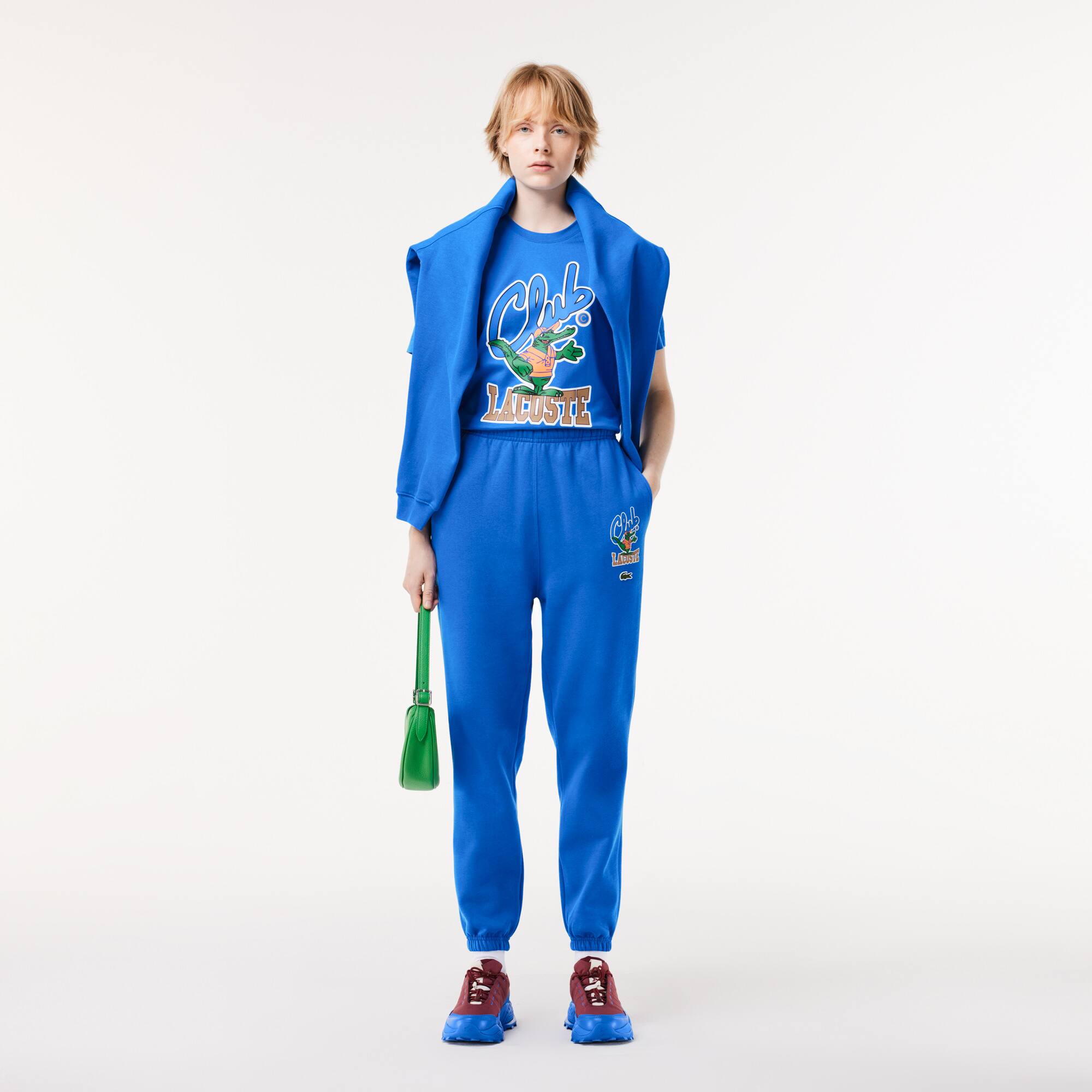 Tシャツ・カットソー LACOSTE T-Shirt Unisex Relaxed Fit Signature Print T-Shirt - T-shirts - New