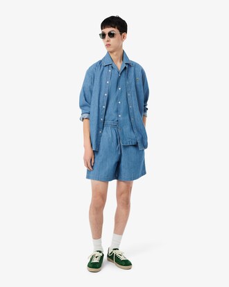 Short relaxed fit denim