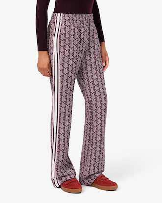 Pantalon de surv&ecirc;tement flare monogramme