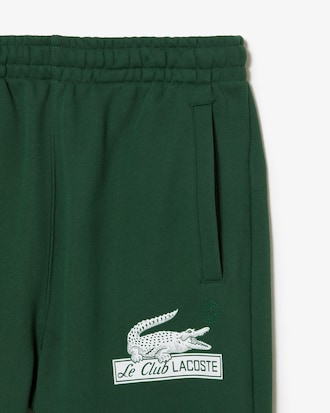 Pantalon de surv&ecirc;tement homme Lacoste en coton biologique