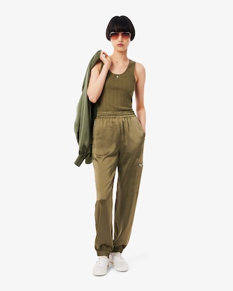 Women's Oversized Satin Sweatpants