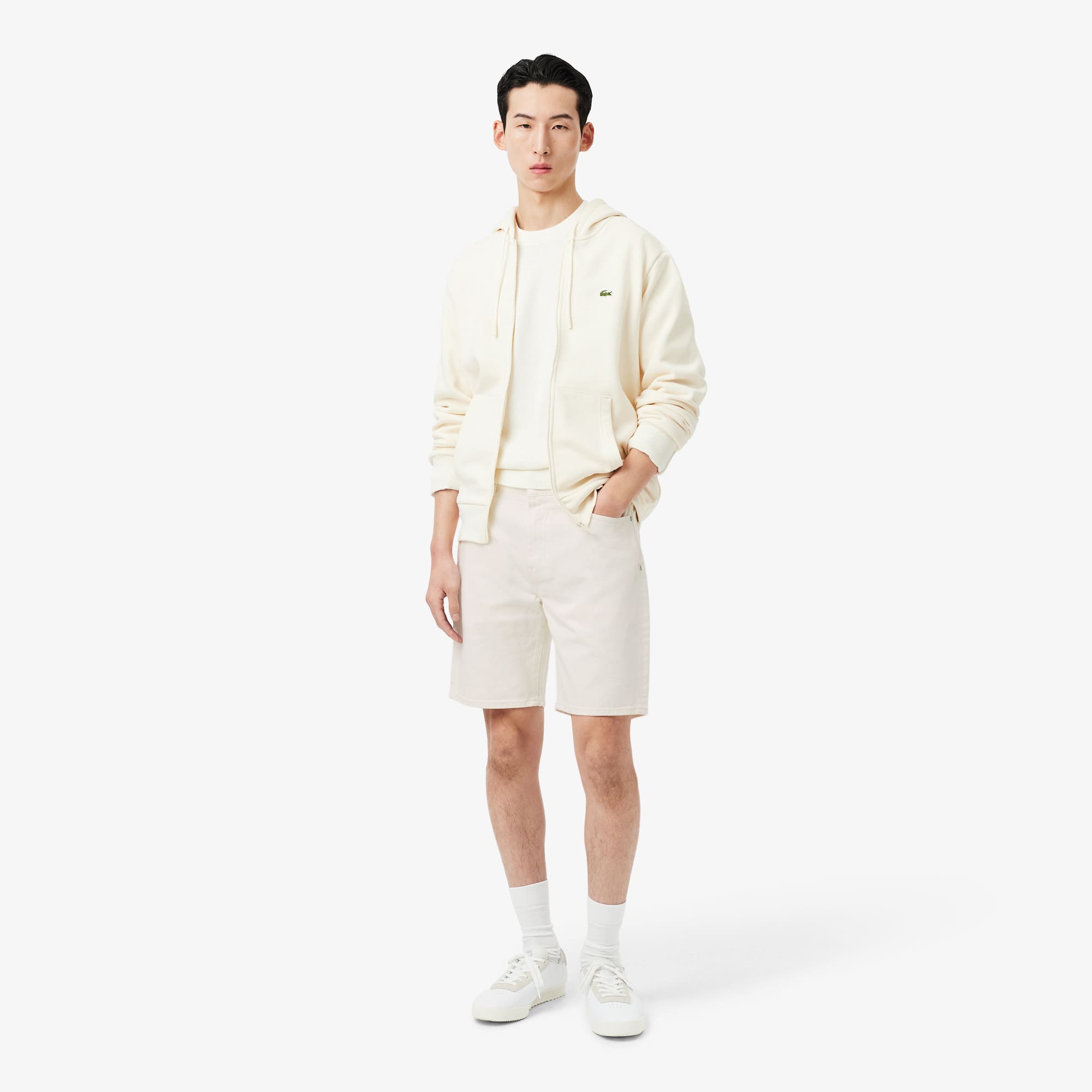 Lacoste Men's Straight Cut Denim Shorts