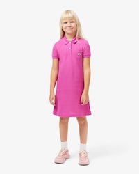 Women's Long Ribbed Cotton Polo Dress