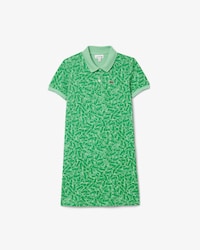 Women's Long Ribbed Cotton Polo Dress